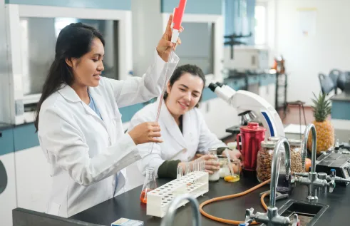 Nutrition students